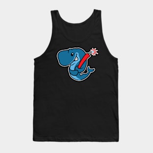 Exploding Whales Mascot Tank Top